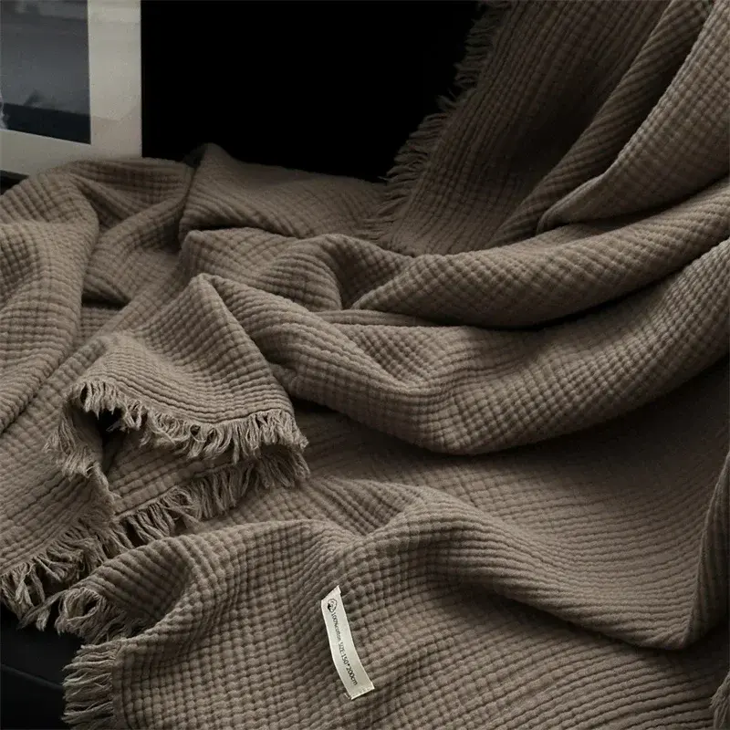 Chunky Cable Knit Throw, shown in a styled room