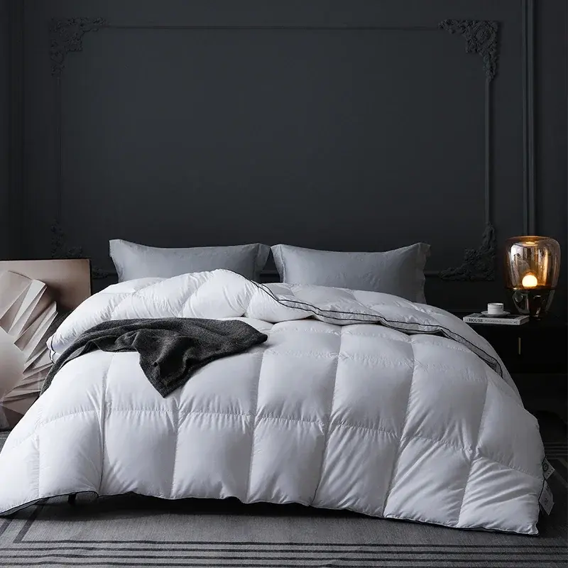 Premium Goose Down Duvet, shown in a styled room