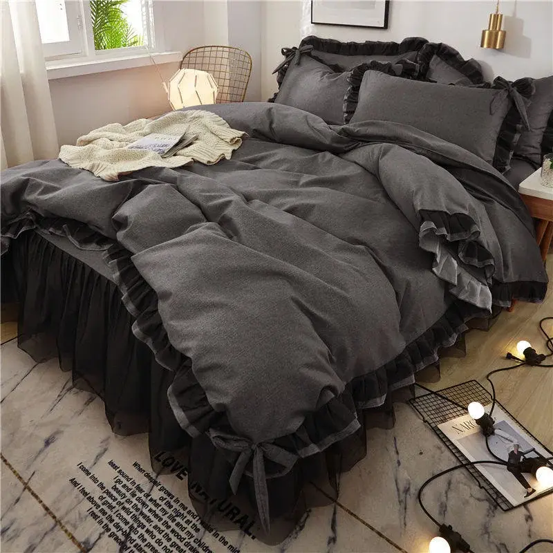 Luxury Princess Bedding Set, shown in a styled room